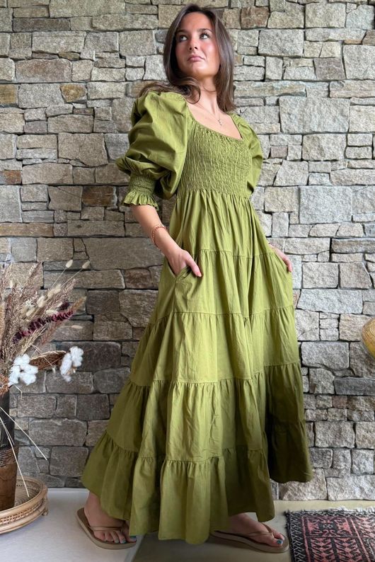 Paloma Darling Dress Olive